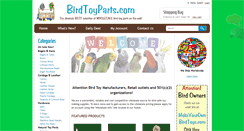 Desktop Screenshot of birdtoyparts.com
